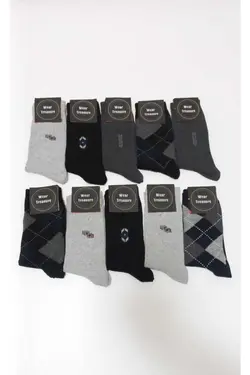 جوراب طرح مردانه برند wear treasure کد 1669311304