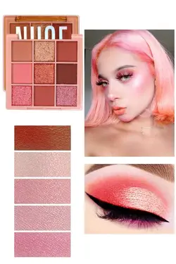 پالت سایه چشم حاوی صدف دار مات متوسط برند MUJGAN کد 1670049304