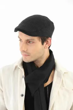 کلاه اسپرت زمستانی طرح‎دار خاکستری آنتراسیت برند Elif İç Giyim کد 1669742229