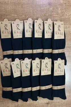 جوراب لایکرا نخی 10ست رنگ مشکی مردانه برند Ervanur کد 1669715408