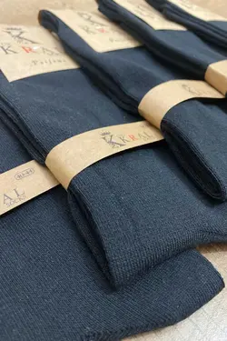 جوراب لایکرا نخی 10ست رنگ مشکی مردانه برند Ervanur کد 1669715408