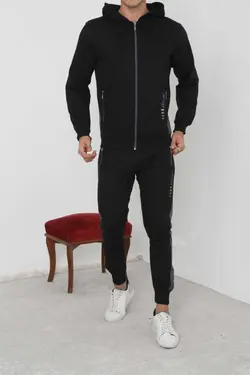 ست لباس راحتی پاچه لاستیک زیپدار مردانه برند Cropper کد 1671168632