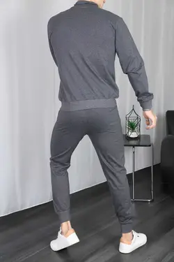 ست لباس راحتی دودی زیپدار مردانه برند 3MODA کد 1671168522