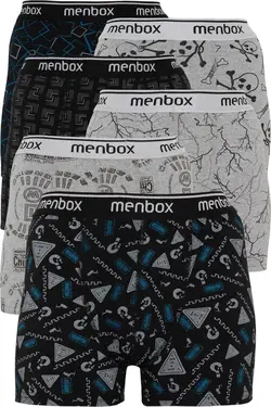 لباس زیر لایکرا طرح‎دار مردانه کلاسیک برند MENBOX کد 1671426442