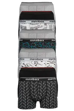 لباس زیر لایکرا طرح‎دار مردانه کلاسیک برند MENBOX کد 1671426432