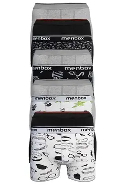 لباس زیر لایکرا طرح‎دار مردانه کلاسیک برند MENBOX کد 1671426432