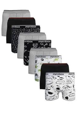 لباس زیر لایکرا طرح‎دار مردانه کلاسیک برند MENBOX کد 1671426432