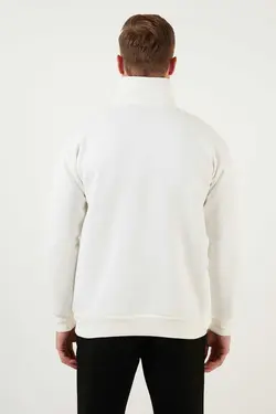 سوییشرت زمستانی مویی متناسب نرم پنبه ای داخل مردانه برند Buratti کد 1671901168