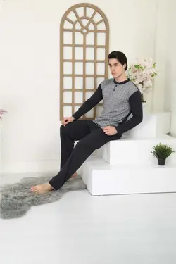لباس راحتی جاکاردار 100پنبه ای مردانه برند Rimoli کد 1672061805