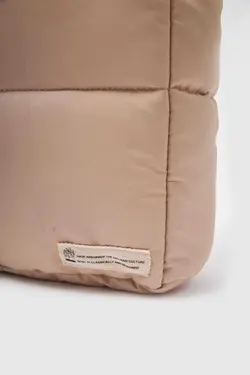 کیف دستی مسافرتی بانوان پارچه پفی کادو مربع دوشی قد پنبه دوزی شده خاکستری آنتراسیت برند Blisshop کد 1672408090