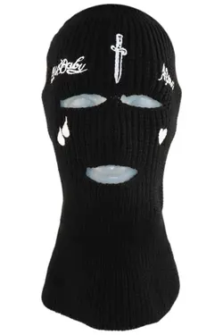 ماسک 3چشمه‎دار قلاب دوزی شده شسته مشکی برند zirve şapka کد 1673245413