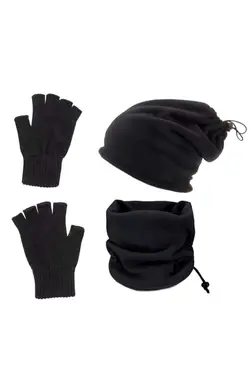 ست دستکش کلاه پلار شال گردن برند Alfa کد 1673245176