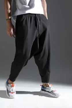 قالب جیب دار برش سند بادی طراحی ویژه گشاد مشکی برند DARK AND BRIGHT کد 1673416124