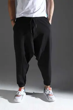 قالب جیب دار برش سند بادی طراحی ویژه گشاد مشکی برند DARK AND BRIGHT کد 1673416124