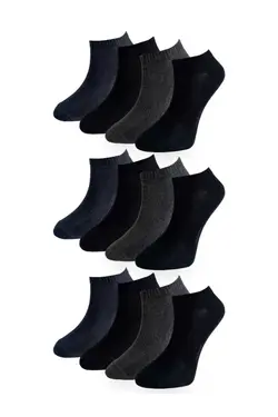 بسته جوراب پنبه ای کوتاه برند Çorap Çekmecesi کد 1674625246