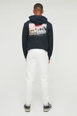 شلوار راحتی متناسب مردانه قلاب دوزی شده شیری برند TRENDYOL MAN کد 1647099660