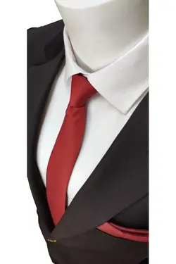 کراوات دستمال طرح‎دار طرحدار رنگ قرمز برند Lê Voux Premium کد 1644502485