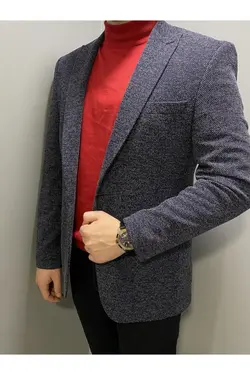 کت بافته شده سرمه ای برند RAGAZZO کد 1642663142