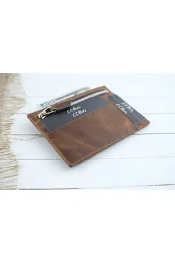 جا کارتی محفظه ای سکه زیپدار برند CCBROS کد 1642021482