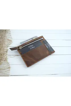 جا کارتی محفظه ای سکه زیپدار برند CCBROS کد 1642021482