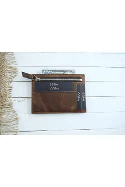 جا کارتی محفظه ای سکه زیپدار برند CCBROS کد 1642021482