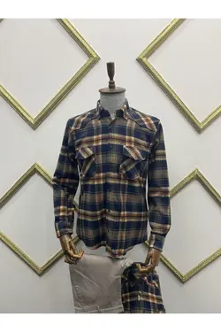 پیراهن مردانه خردلی برند TWO HANDS کد 1641965658