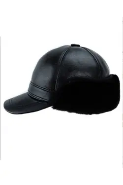 کلاه چرم اصل بیس بال مشکی برند AYER TİCARET کد 1641860529