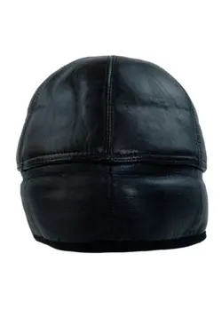 کلاه چرم اصل بیس بال مشکی برند AYER TİCARET کد 1641860529