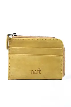 انتیک کیف پول جا کارتی زیپدار واقعی چرم طراحی ویژه / برند naft کد 1641847585
