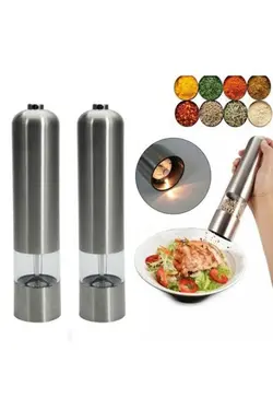 آسیاب led فلفل اتوماتیک باتری دار نورانی برند kaganworld کد 1641396213