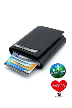 کیف پول ضد جعبه‎دار جا کارتی اصل برند Tonny Black کد 1675783000