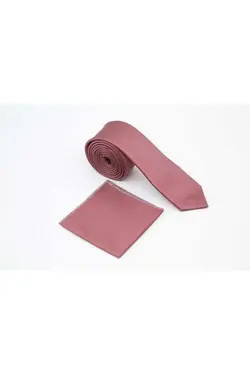 ست کراوات یقه دستمال رنگ گل رز برند Brianze کد 1675752615