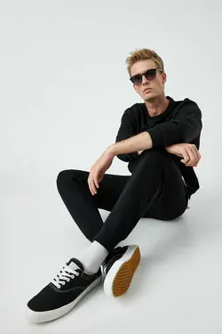 شلوار راحتی مشکی مردانه برند Koton کد 1675709957