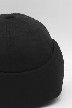 کلاه کپ زمستانی بیس بال گوشدار مشکی مردانه برند Külah کد 1675690568