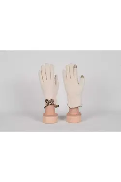 دستکش پاپیونی طرح پلنگی نمدی برند Gezgin tekstil ve aksesuar کد 1675560965