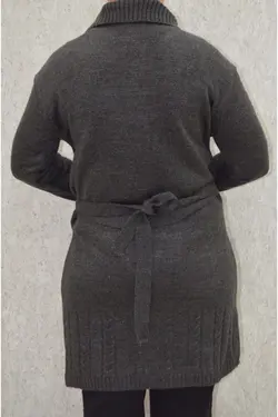 بافتنی دکمه‎دار زنانه دودی برند Fresh&amp;Moda کد 1640328918