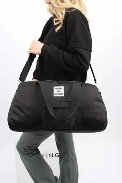 ساک ورزشی مسافرتی جیب دار فیتنس چاپی بلند جلو برند atmospherebasic کد 1675971007