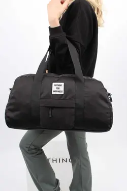 ساک ورزشی مسافرتی جیب دار فیتنس چاپی بلند جلو برند atmospherebasic کد 1675971007