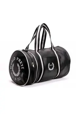 ورزشی استوانه رنگ کیف مشکی برند WORLD PRETİ کد 1675971010