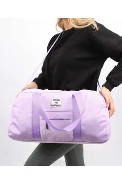 ساک ورزشی مسافرتی جیب دار فیتنس چاپی بلند جلو برند atmospherebasic کد 1675971005