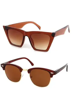 عینک ست قهوه‎ای بلوماه- برند BLUE MOON GLASSES کد 1676123956