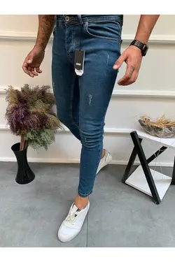 شلوار جین اندامی سبز مردانه برند Dr Dnm Remix کد 1676119659