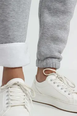 شلوار راحتی دور کمر بلند نخی نخ جاگر پلار داخل طوسی مردانه برند manolyabutik کد 1676206565