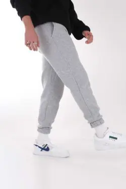 شلوار راحتی دور کمر بلند نخی نخ جاگر پلار داخل طوسی مردانه برند manolyabutik کد 1676206565