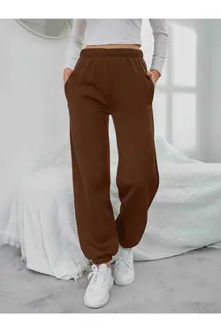 شلوار راحتی قهوه‎ای برند DAXİS Sportwear Company کد 1676202364