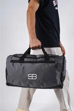 مسافرتی اسپرت کفش فیتنس قد متوسط چشمه‎دار طوسی کیف تهویه شده برند Solo Bag کد 1676561902
