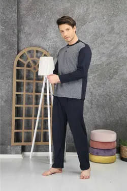 لباس راحتی جاکاردار 100پنبه ای مردانه برند Rimoli کد 1676649211