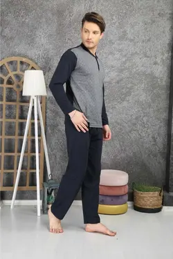 لباس راحتی جاکاردار 100پنبه ای مردانه برند Rimoli کد 1676649211