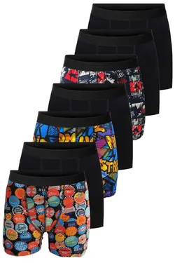 لباس زیر بسته ساده لایکرا پنبه ای طرح‎دار مردانه برند DeeAn کد 1676615546