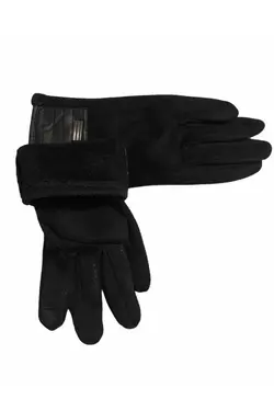 دستکش لمسی پنبه ای جیر داخل طرحدار مردانه چرم برند Verdetti کد 1676757079